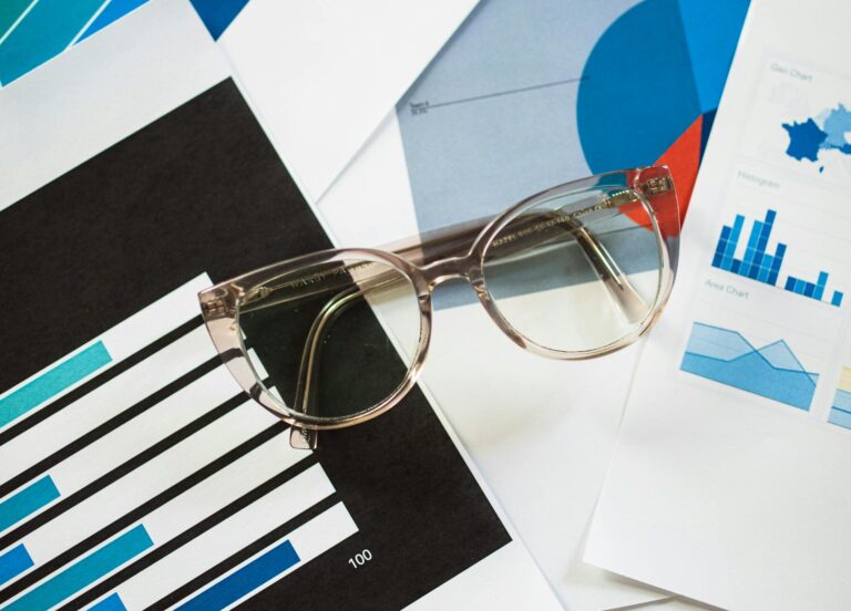 An image of financial reports